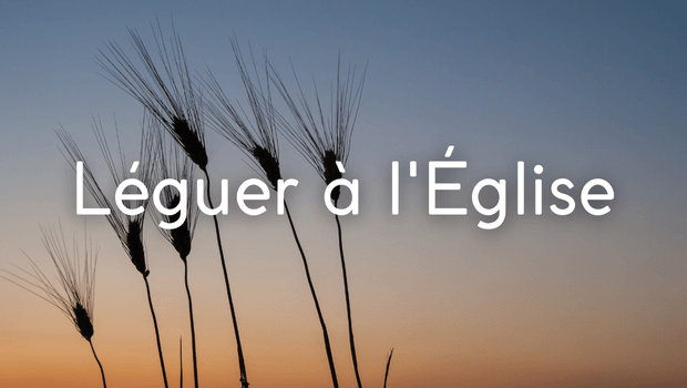 léguer à l'église