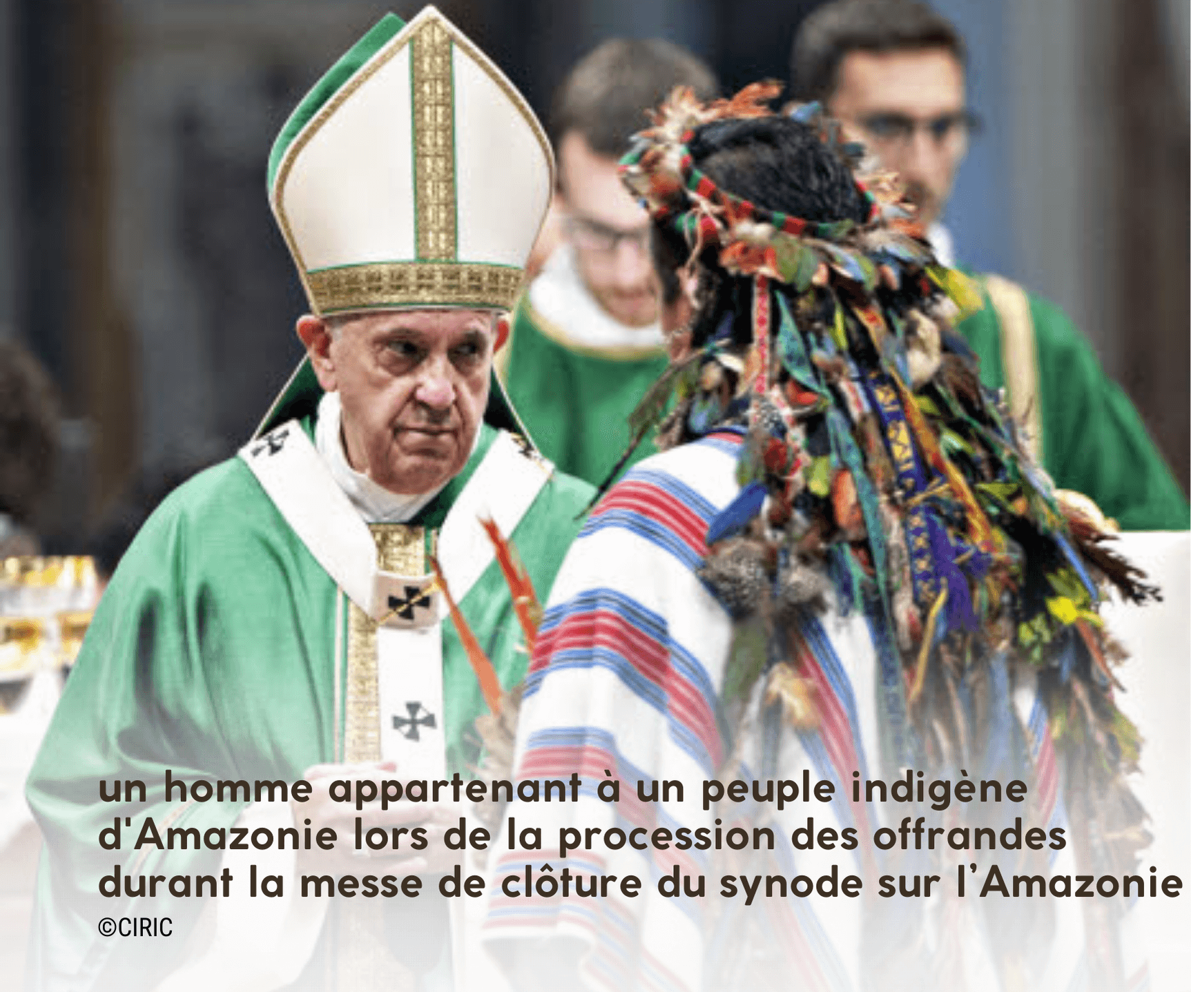 le Pape lors du synode sur l'Amazonie