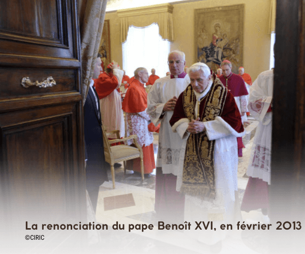 renonciation du Pape