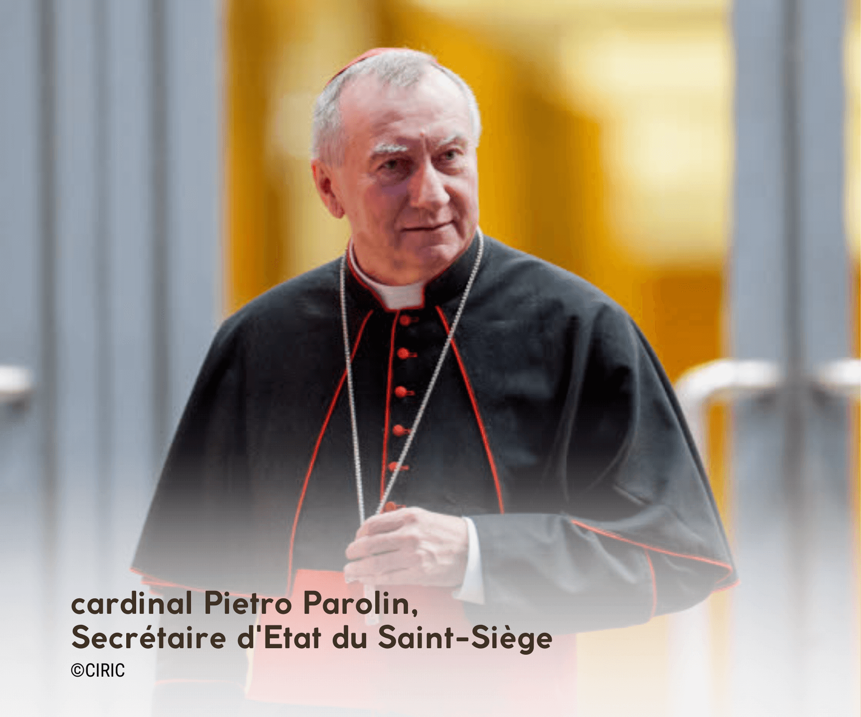 portrait du Cardinal Parolin