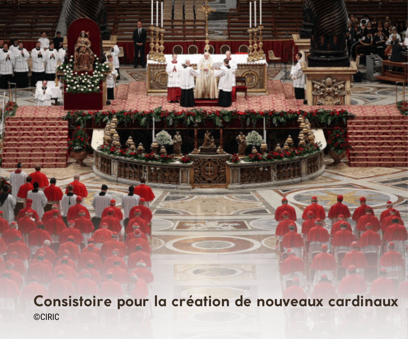 le Pape préside à la basilique Saint-Pierre un consitoire