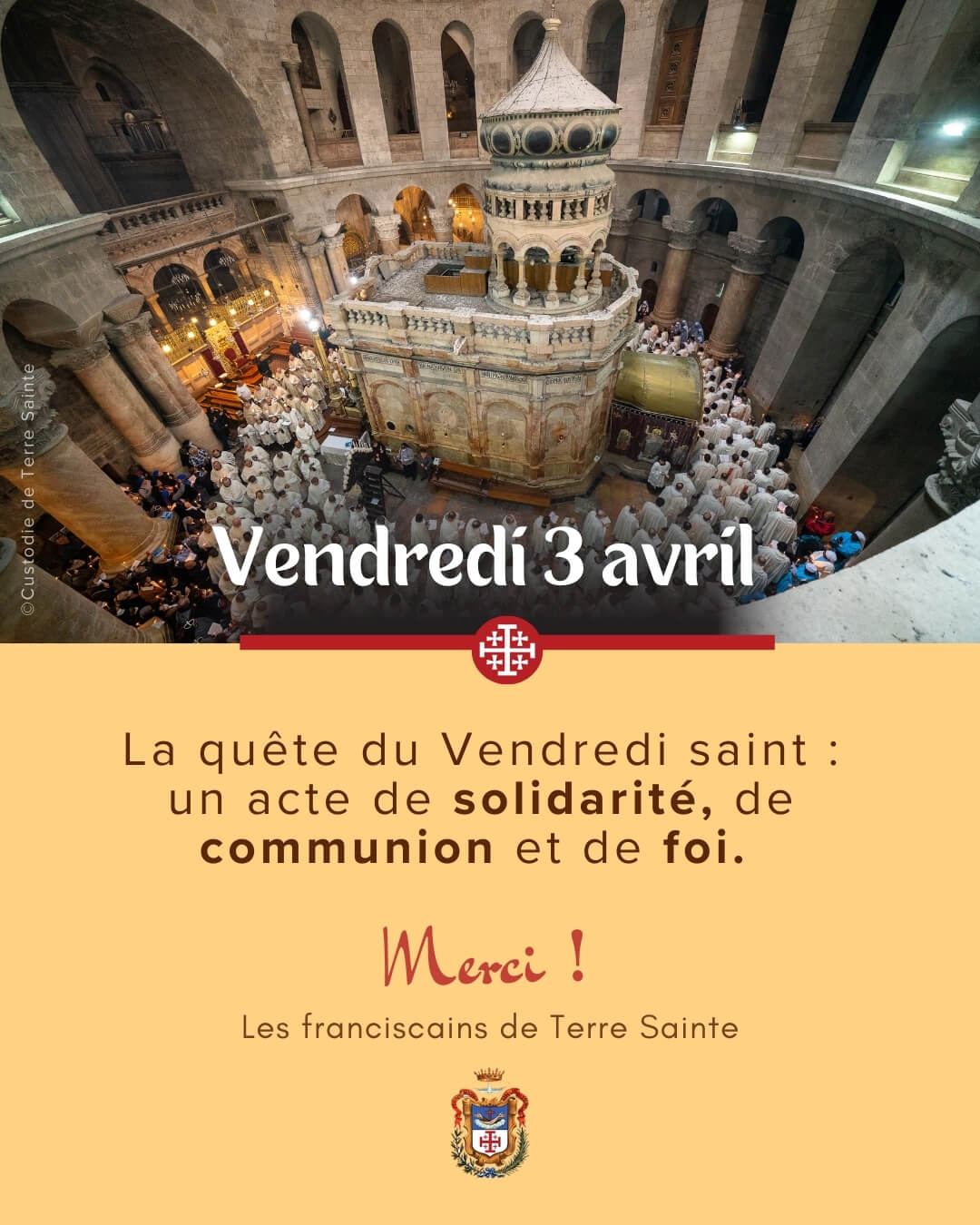 franciscains : quête impérée 2026