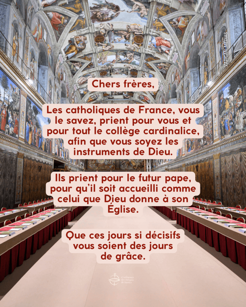 Mot des évêques français aux cardinaux français en conclave 2025 Mot des évêques français aux cardinaux français en conclave 2025
