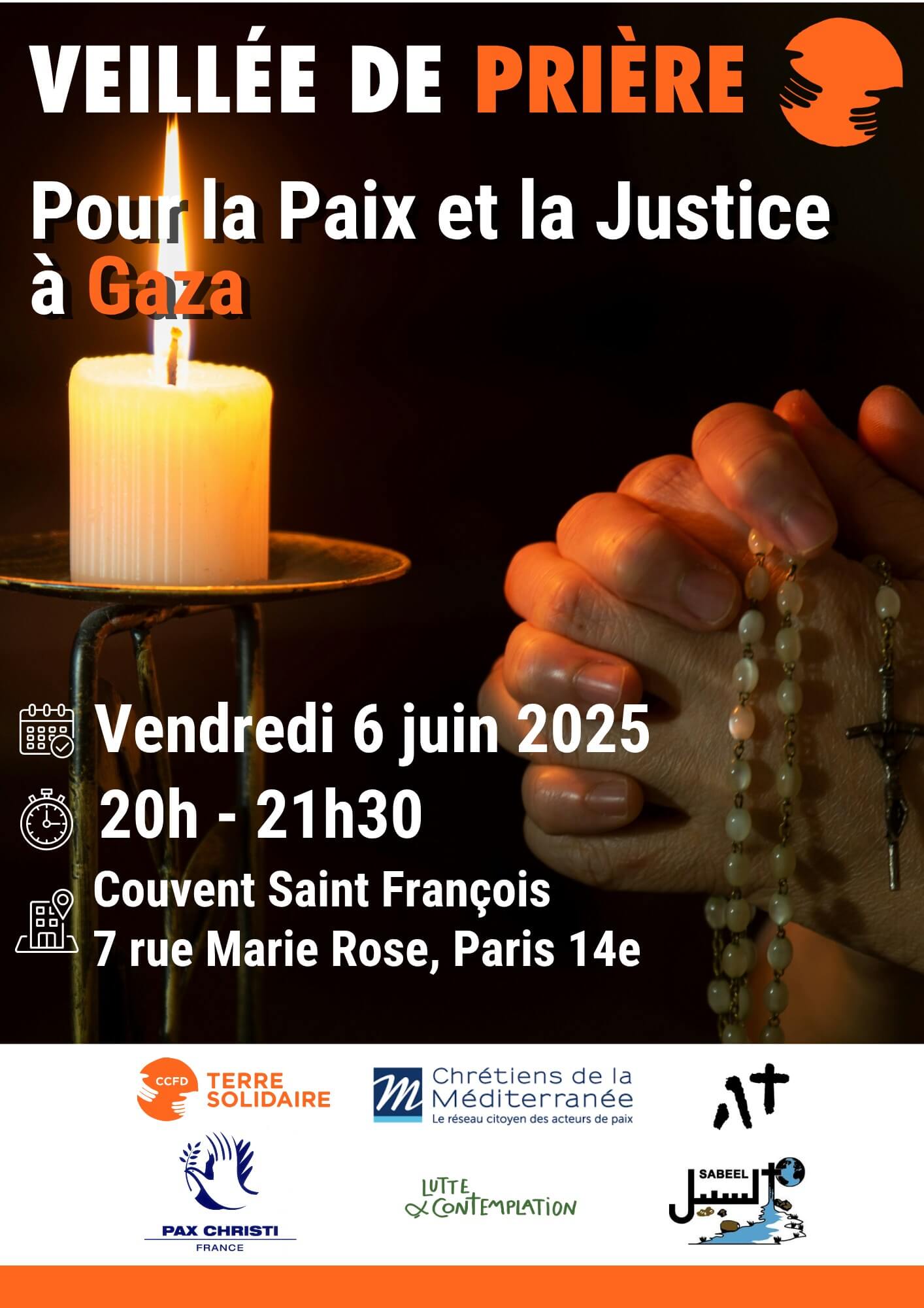 veillée de prière à Gaza