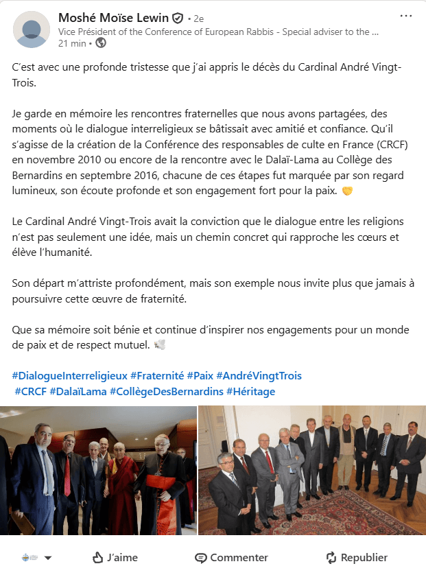 Post hommage Moshé Lewin