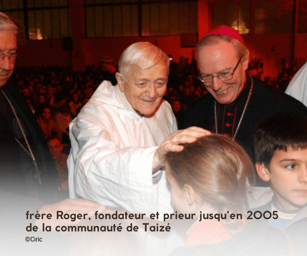 frère Roger de la communauté de Taizé