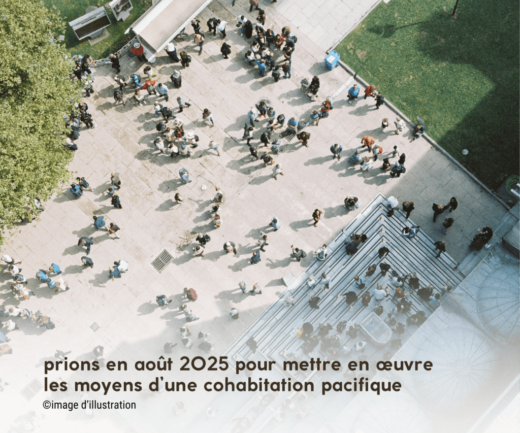 prions en aout 2025 pour une cohabitation