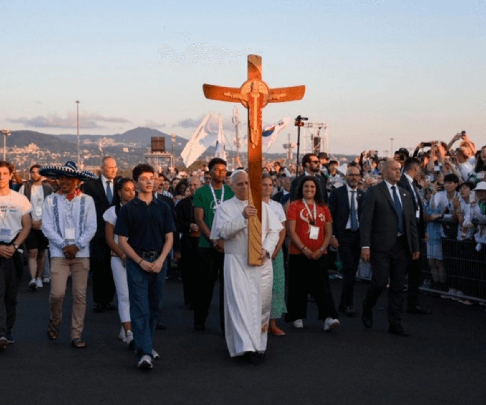 Tor Vergata messe du pape Léon XIV