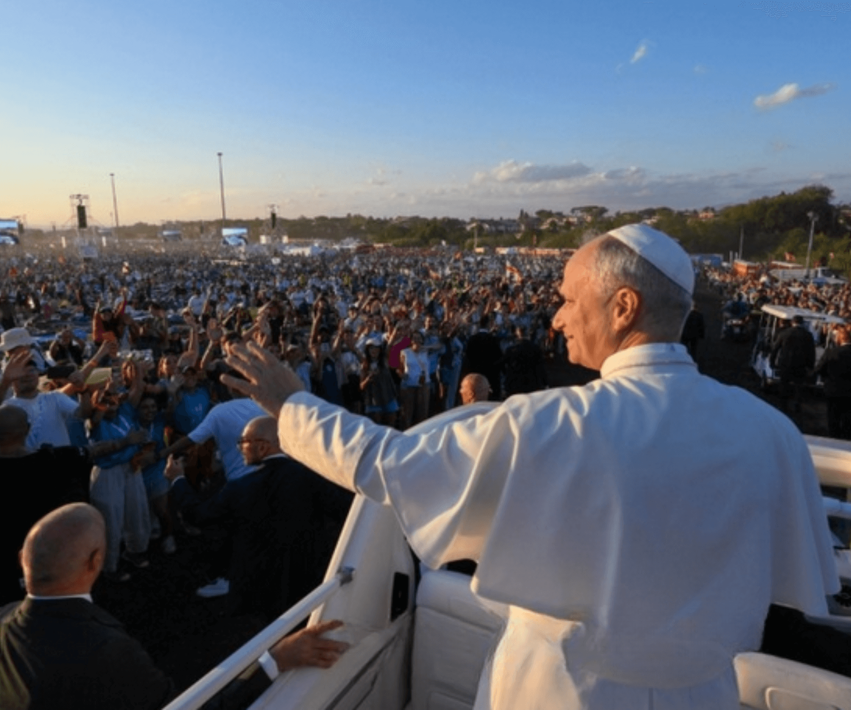 Tor Vergata messe du pape Léon XIV