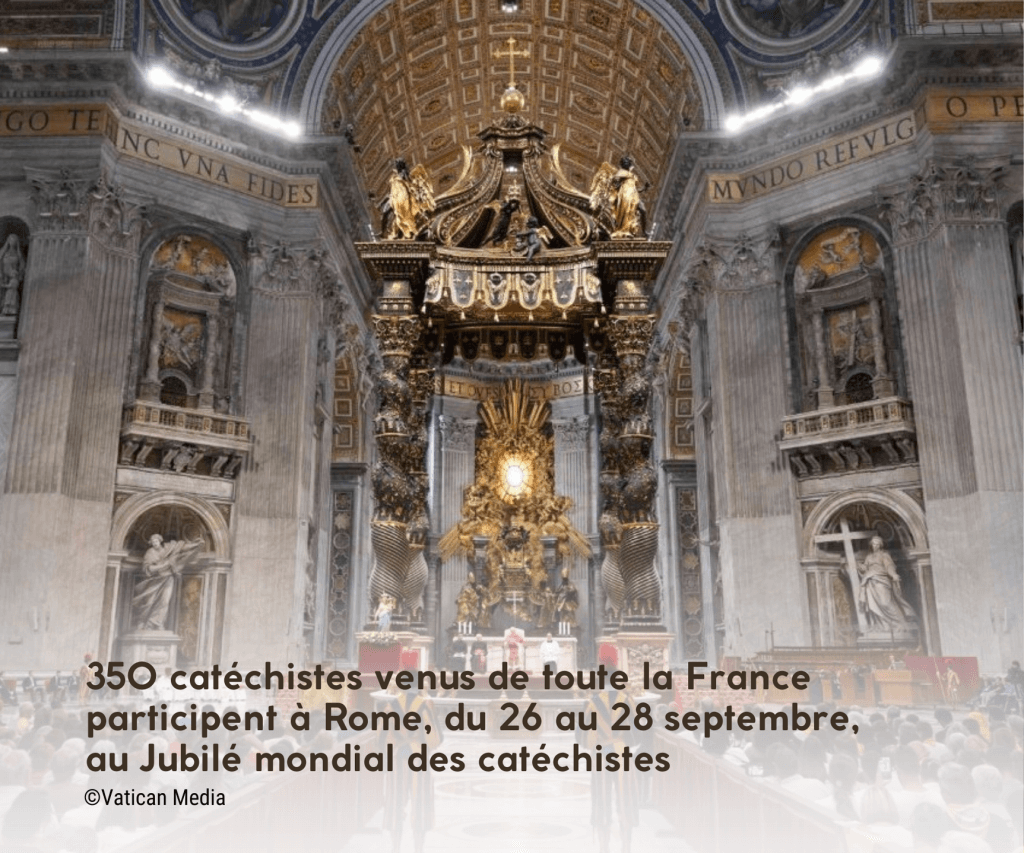 Jubilé mondial des catéchistes : 350 pèlerins à Rome 350 catéchistes au Jubilé mondial des catéchistes