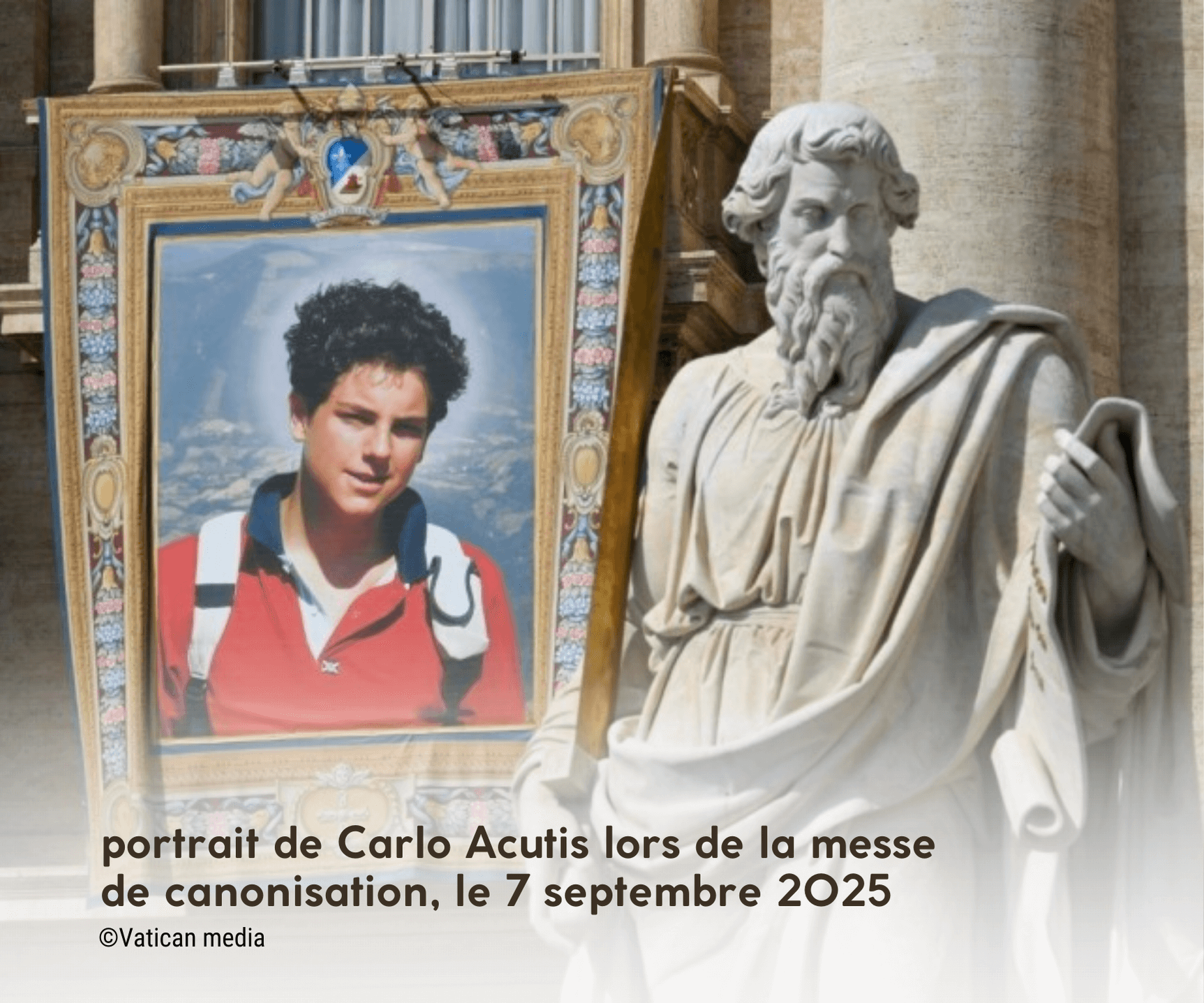 messe de canonisation de Carlo Acutis à Rome