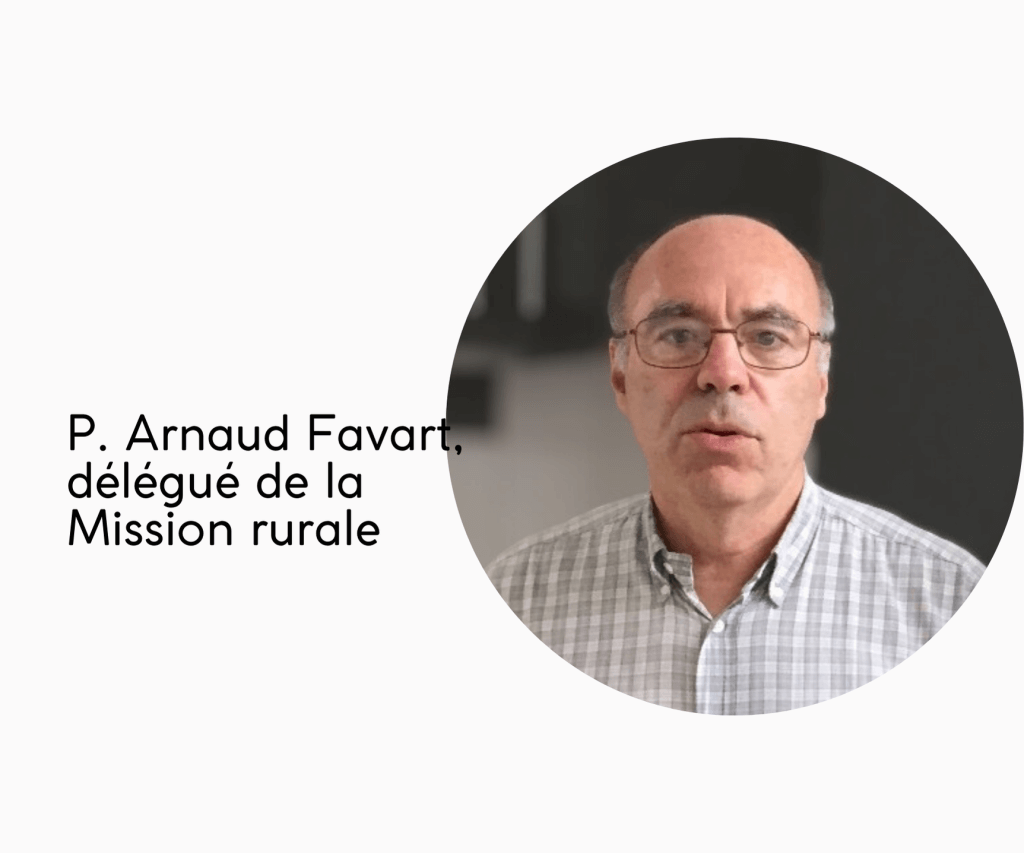 Portrait P. Arnaud Favart, délégué de la Mission rurale