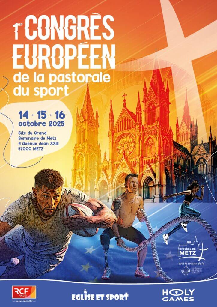 affiche - premier Congrès de la pastorale du sport