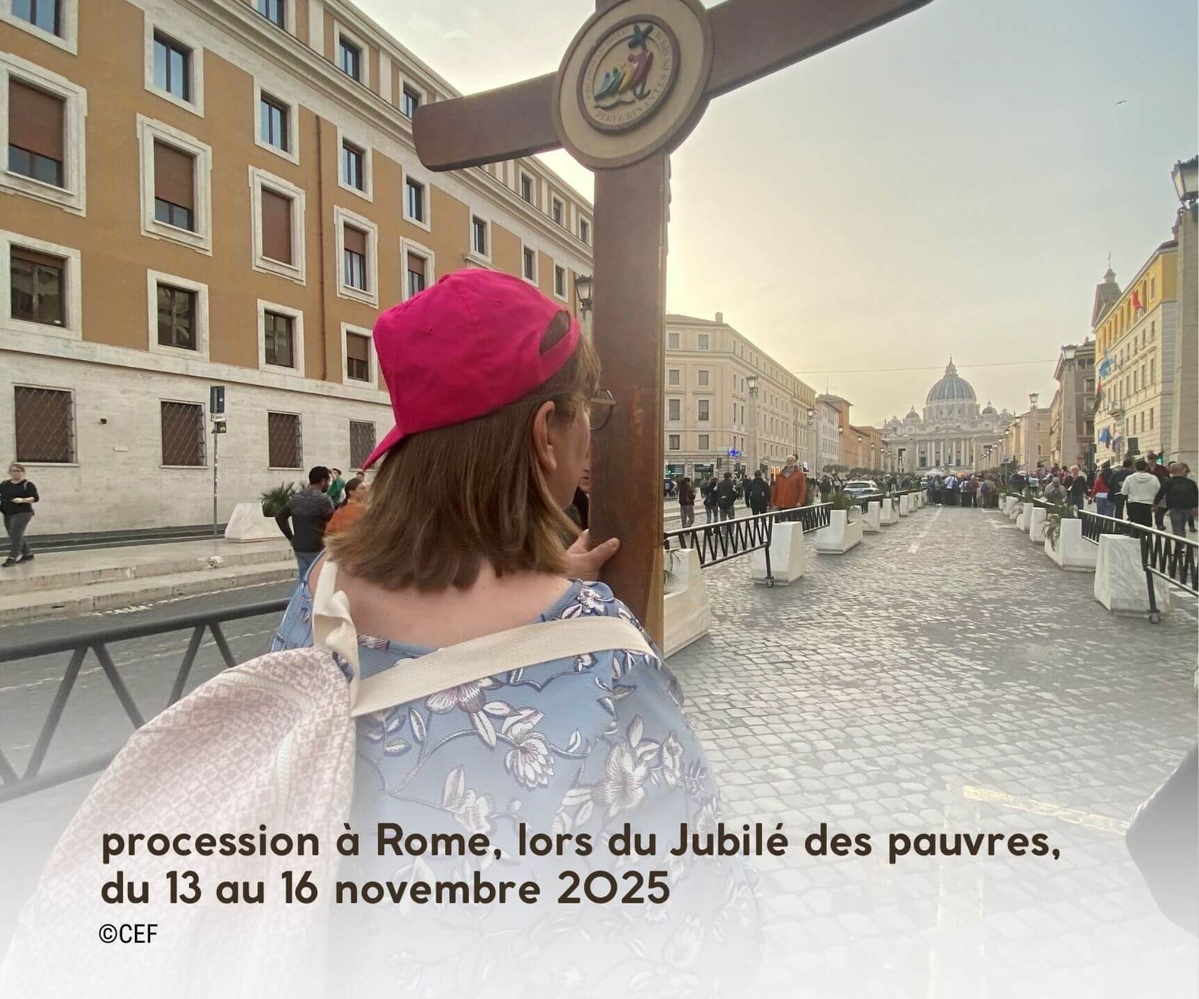 procession à Rome lors du Jubilé des pauvres
