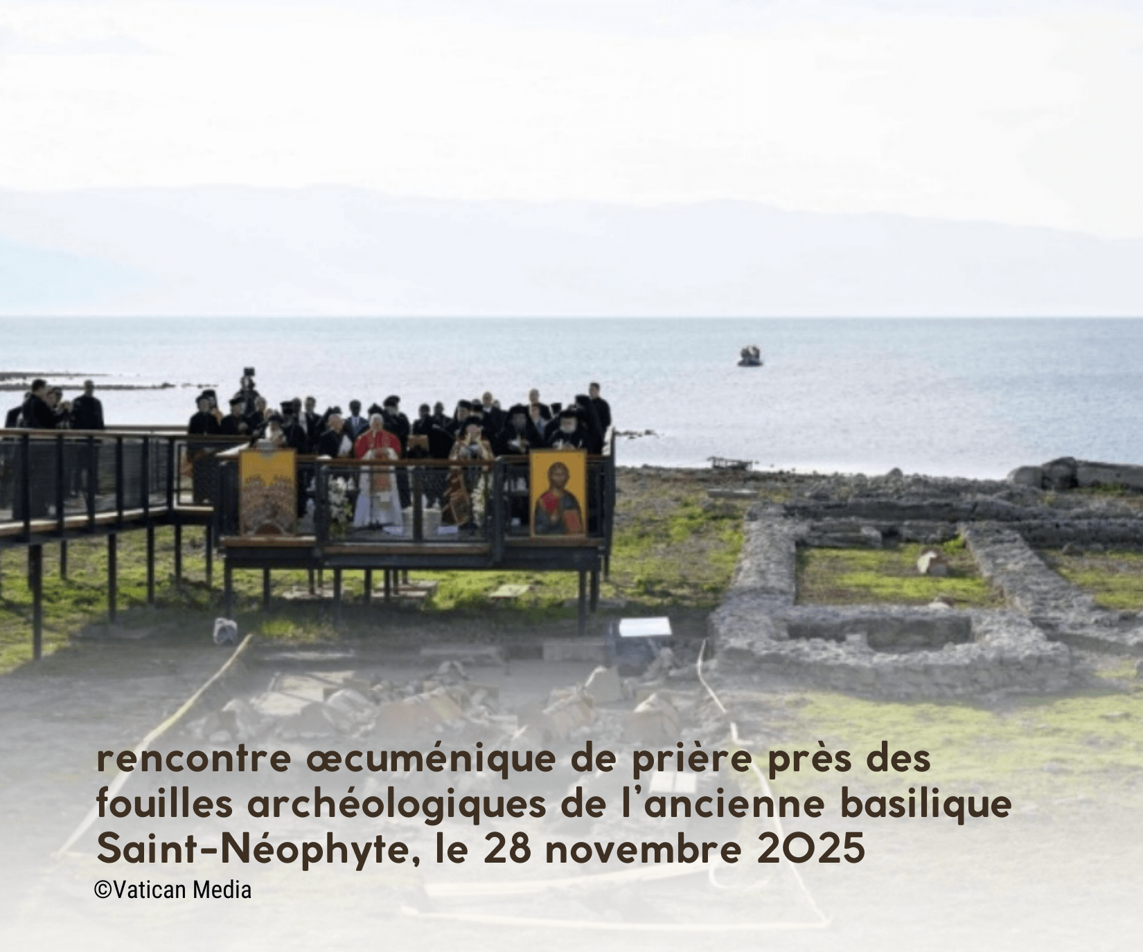 pape en Turquie : rencontre oeucménique à Iznik - Nicée