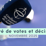 relevé de votes et décisions novembre 2025