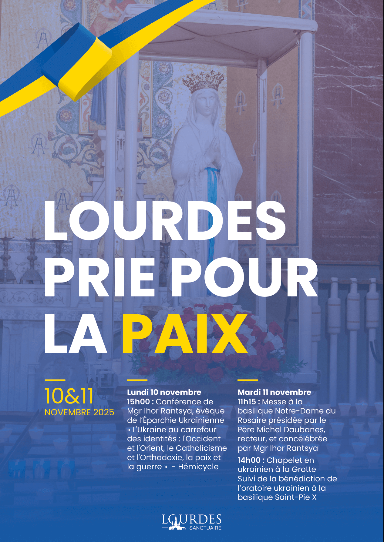 Lourdes prie pour la paix