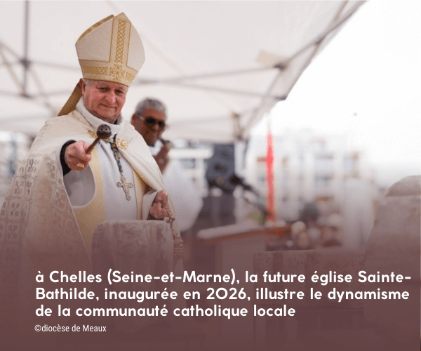 Mgr Jean-Yves Nahmias, évêque de Meaux inaugure Sainte-Bathilde