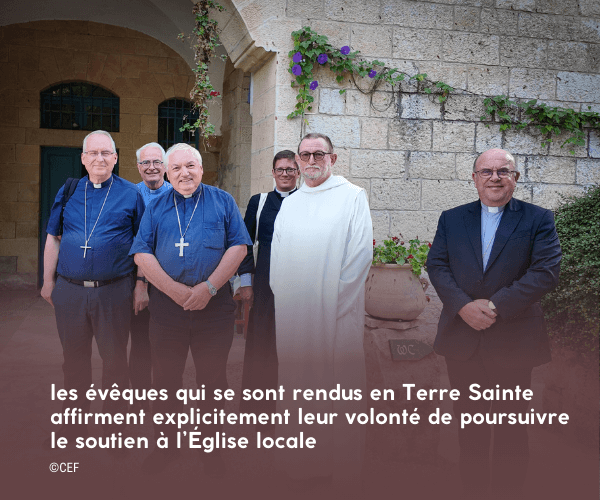 photo de la Présidence en Terre Sainte, en août 2024