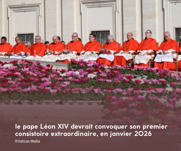 photo d'un consistoire, au Vatican