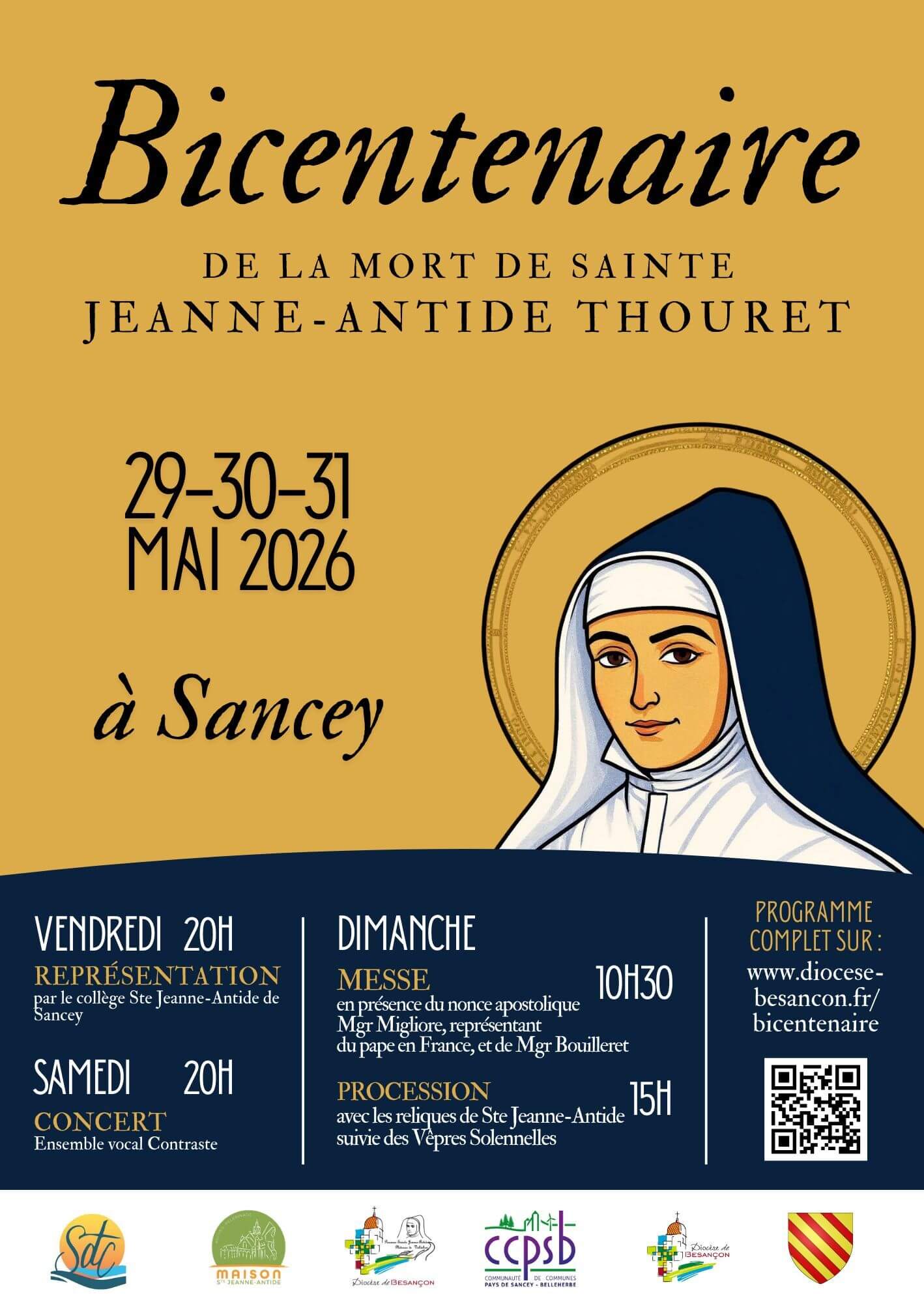 Bicentenaire de la mort de sainte Jeanne-Antide