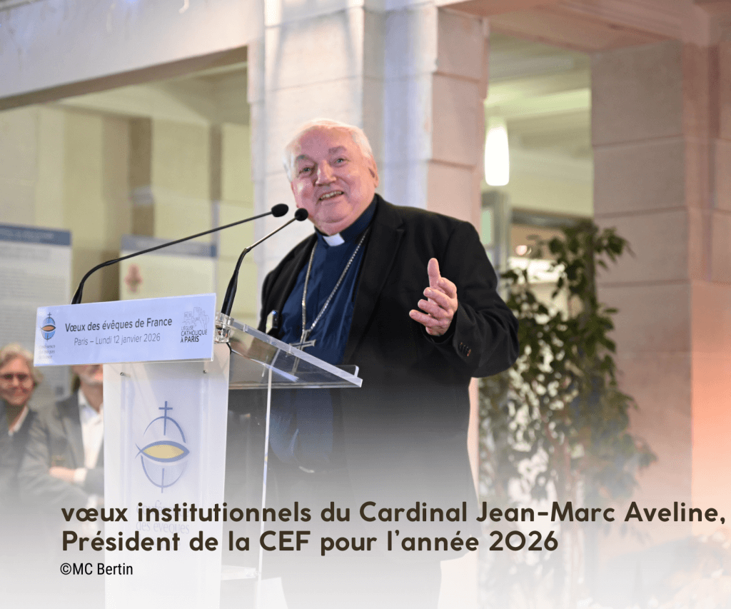 voeux institutionnels de Mgr Jean-Marc Aveline, Président de la CEF, en janvier 2026