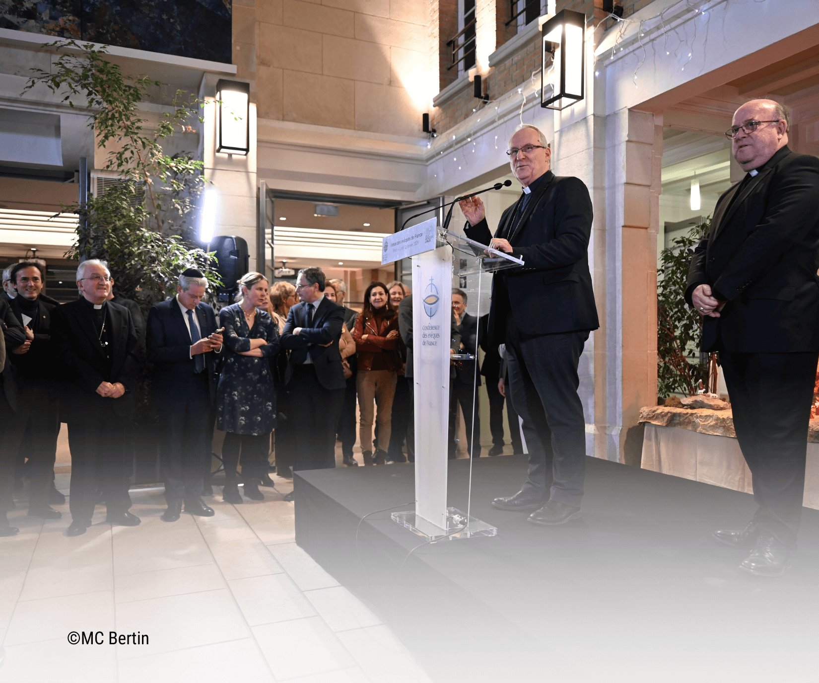 Mgr Jordy aux voeux institutionnels de la CEF