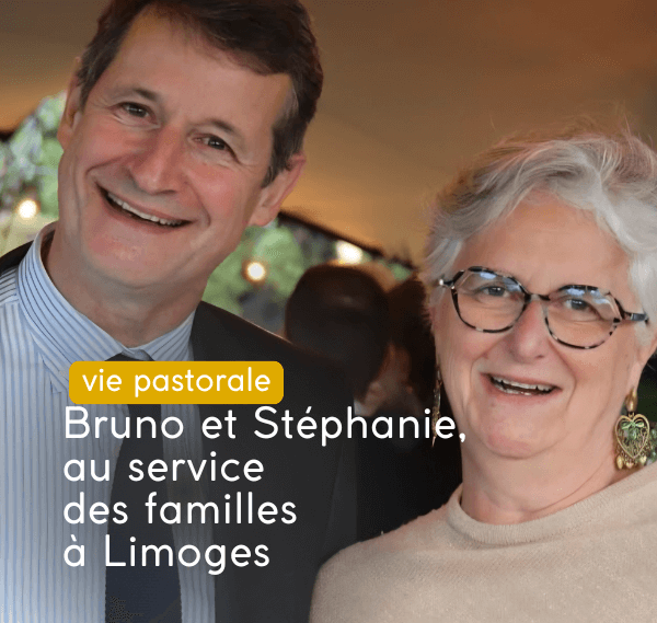 Bruno et Stéphanie du diocèse de Limoges
