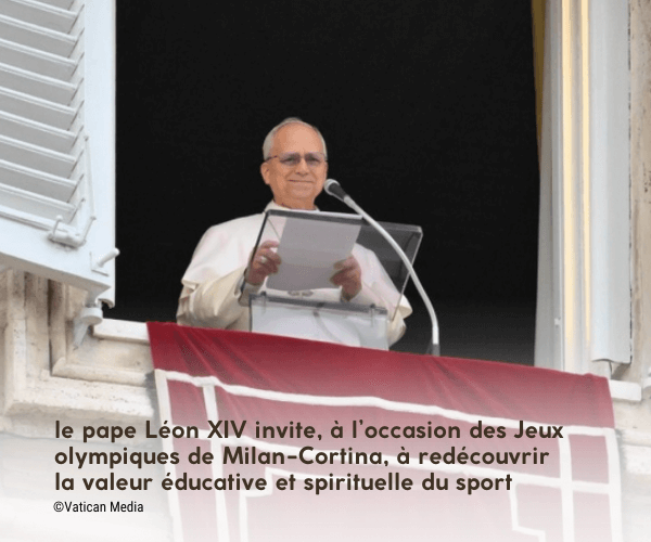 JO Milan-Cortina : le Pape adresse ses meilleurs vœux