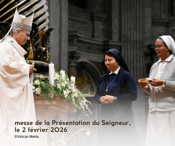 messe de la Présentation du Seigneur, 30e JOurnée de la vie consacrée