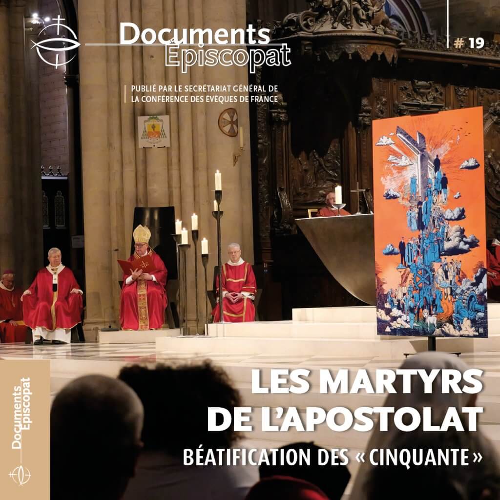 Documents épiscopat sur les martyrs de l'apostolat, béatification des cinquante