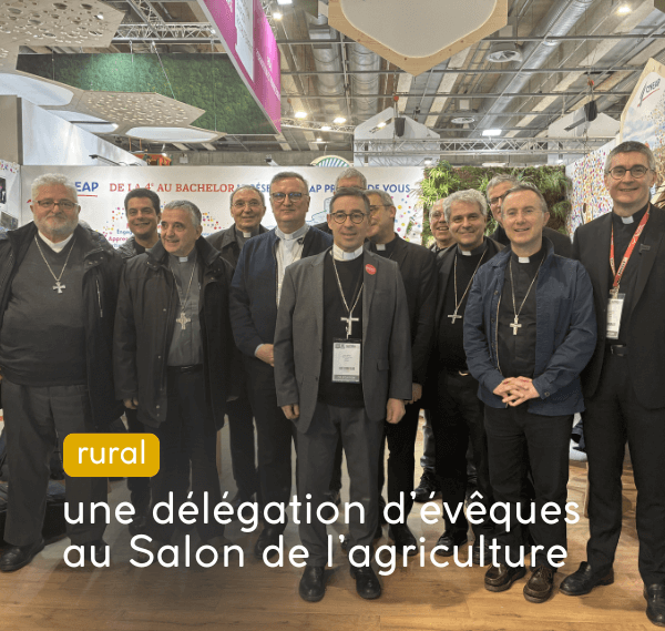 SIA 2026 : délégation d'évêques en visite au Salon de l'agroiculture