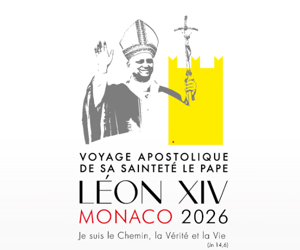 logo voyage du Pape à Monaco