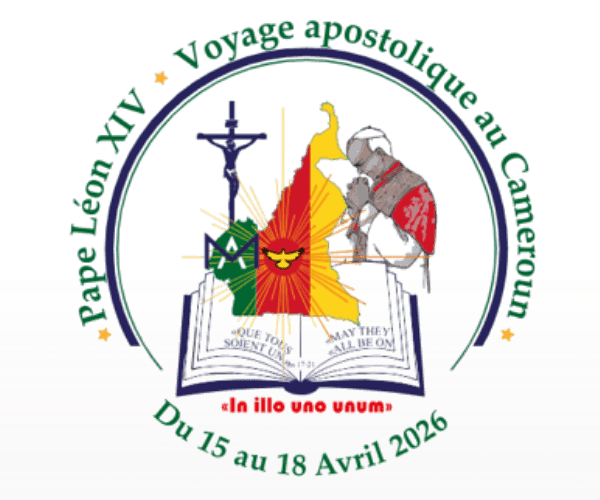 logo du voyage du Pape au Cameroun