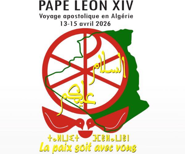 logo voyage du Pape en Algérie
