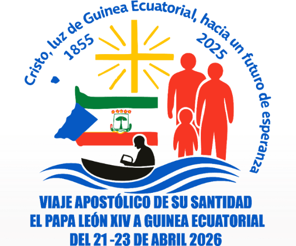 logo du voyage du Pape en Guinée équatoriale