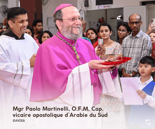 Mgr Paolo Martinelli, OFM, vicaire apostolique d'Arabie méridionale
