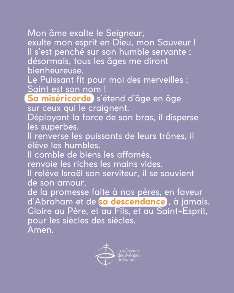 Magnificat nouvelle traduction Magnificat nouvelle traduction