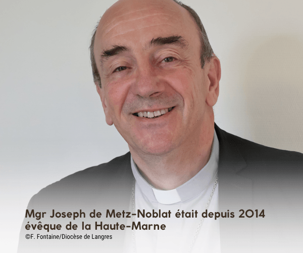 , le pape Léon XIV a nommé Monseigneur Joseph de Metz-Noblat évêque de Verdun. , le pape Léon XIV a nommé Monseigneur Joseph de Metz-Noblat évêque de Verdun.