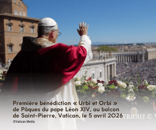 1 LIGNE (6) Pâques 2026 : Léon XIV prône le dialogue contre l'indifférence et la violence pour bâtir une paix mondiale fondée sur le bien commun et le cœur.