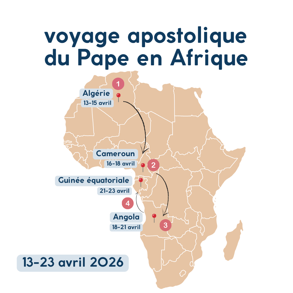 infographie - voyage du Pape en afrique