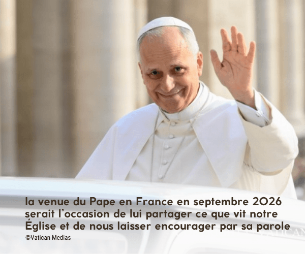 le pape Léon XIV en france