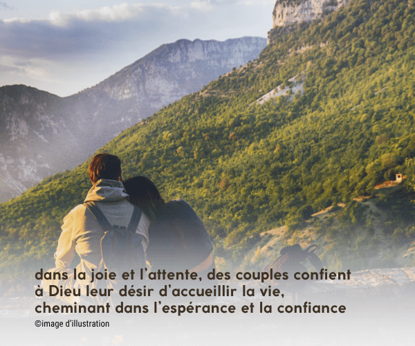 un couple en espérance d'enfant un couple en espérance d'enfant