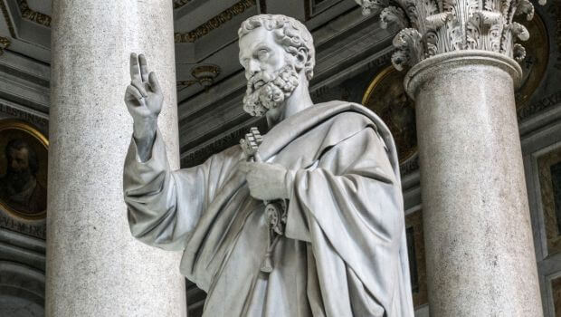 la figure de saint Pierre