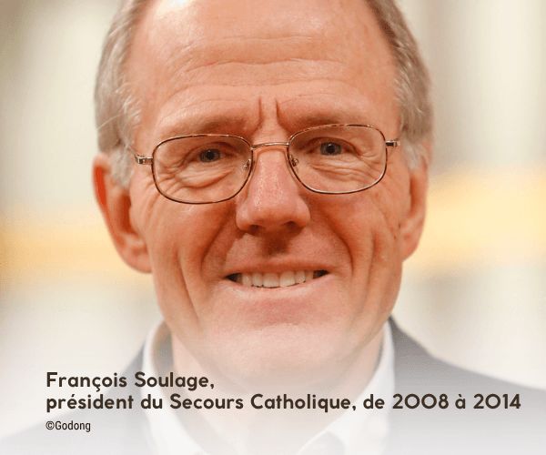 portrait de François Soulage, président du Secours catholique 2008-2014 portrait de François Soulage, président du Secours catholique 2008-2014