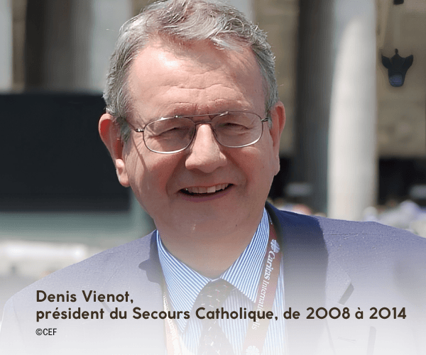Denis Vienot, président du Secours Catholique 1991-1998 portrait - Denis Vienot, président du Secours Catholique 1991-1998