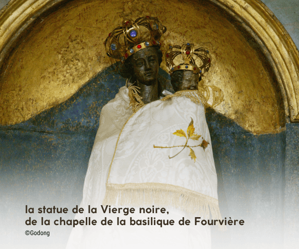 vierge noire de la basilique de Fourvière vierge noire de la basilique de Fourvière
