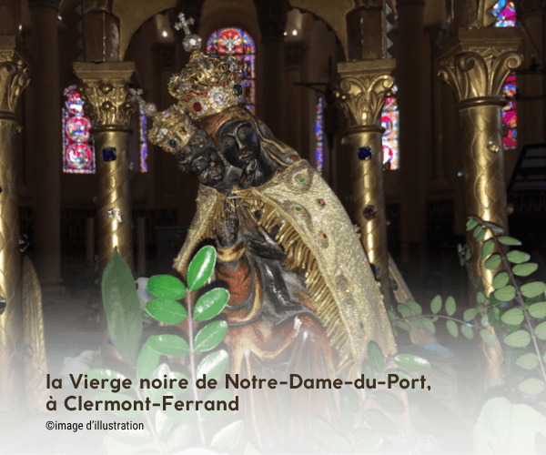 la Vierge noire de Notre-Dame du Port la Vierge noire de Notre-Dame du Port