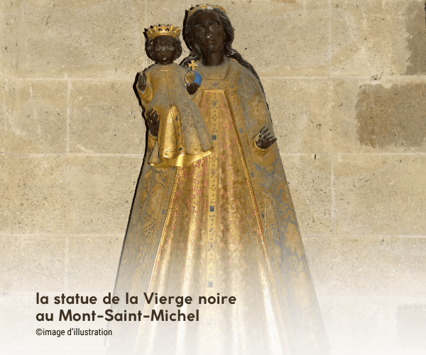 vierge noire du Mont-Saint-Michel vierge noire du Mont-Saint-Michel