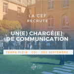offre d'emploi - chargé de communication
